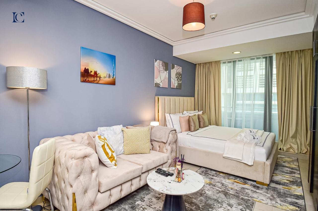 Luxury Escapes - Modern Studio Apt - Metro, Beach & Mall Mins Away Dubai Exterior photo